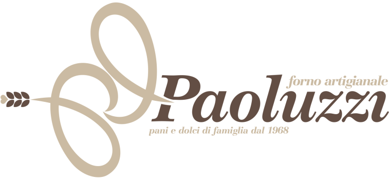 Logo forno artigianale Paoluzzi, pani e dolci di famiglia dal 1968